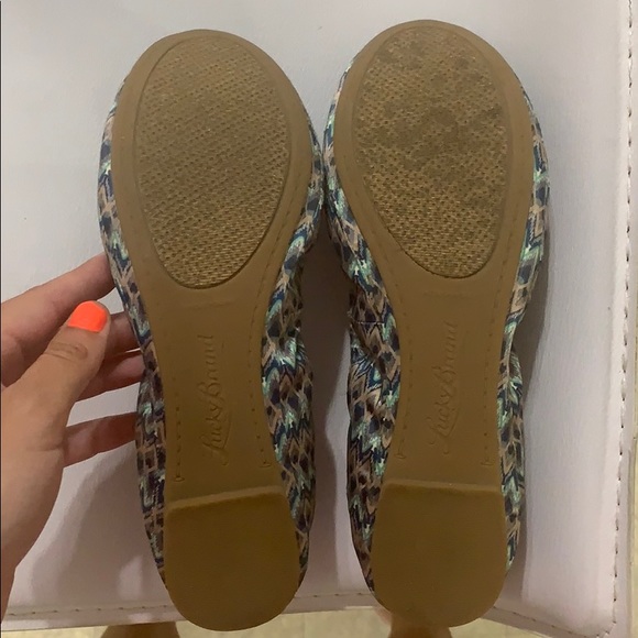 Lucky Brand Patterned Flats, Size 7 - Picture 4 of 5